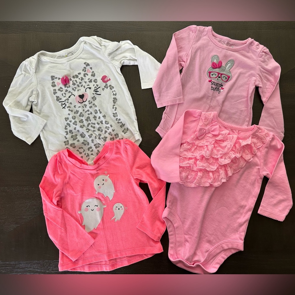 Cute Animal Print Long Sleeve Tees for Kids
